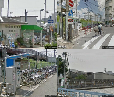 相川駅自転車駐車場の写真