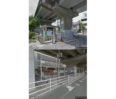 下新庄駅自転車駐車場の写真