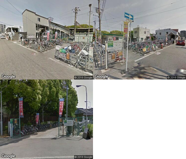 杉本町駅自転車駐車場の写真
