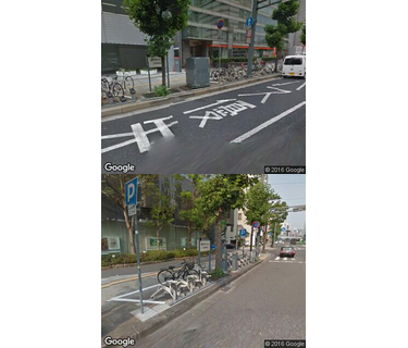 路上駐輪場(橋本町・銀山町)の写真