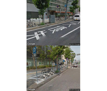 路上駐輪場(橋本町・銀山町)の写真