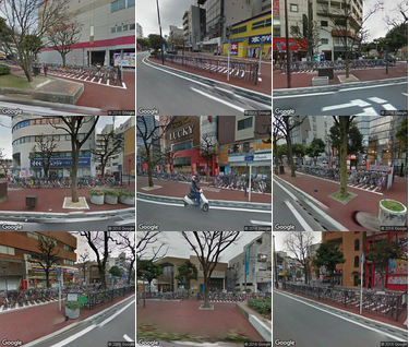 大橋駅路上自転車駐車場の写真