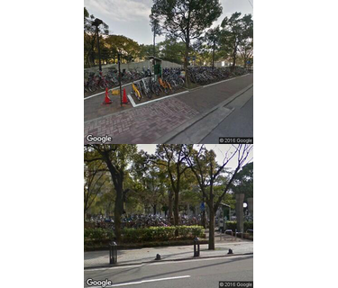天神中央公園自転車駐車場の写真